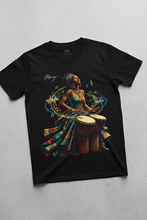 Charger l'image dans la galerie, T-shirt Mbeng Femme Djembé